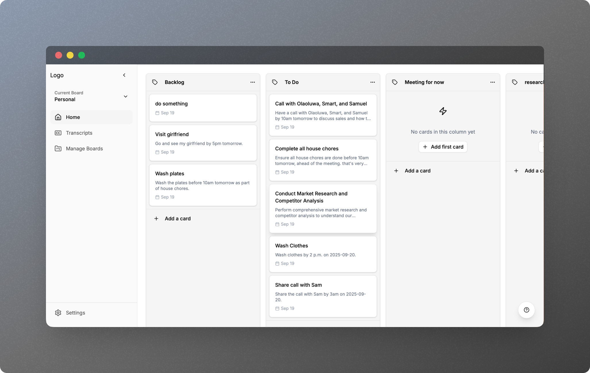 Seisami Application UI